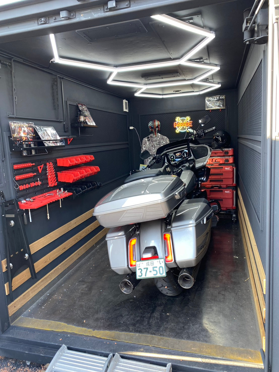 SFチックバイクガレージコンテナ(小サイズベースコンテナ)SOLD OUT